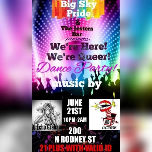 WE'RE HERE, WE'RE QUEER DANCE PARTY!